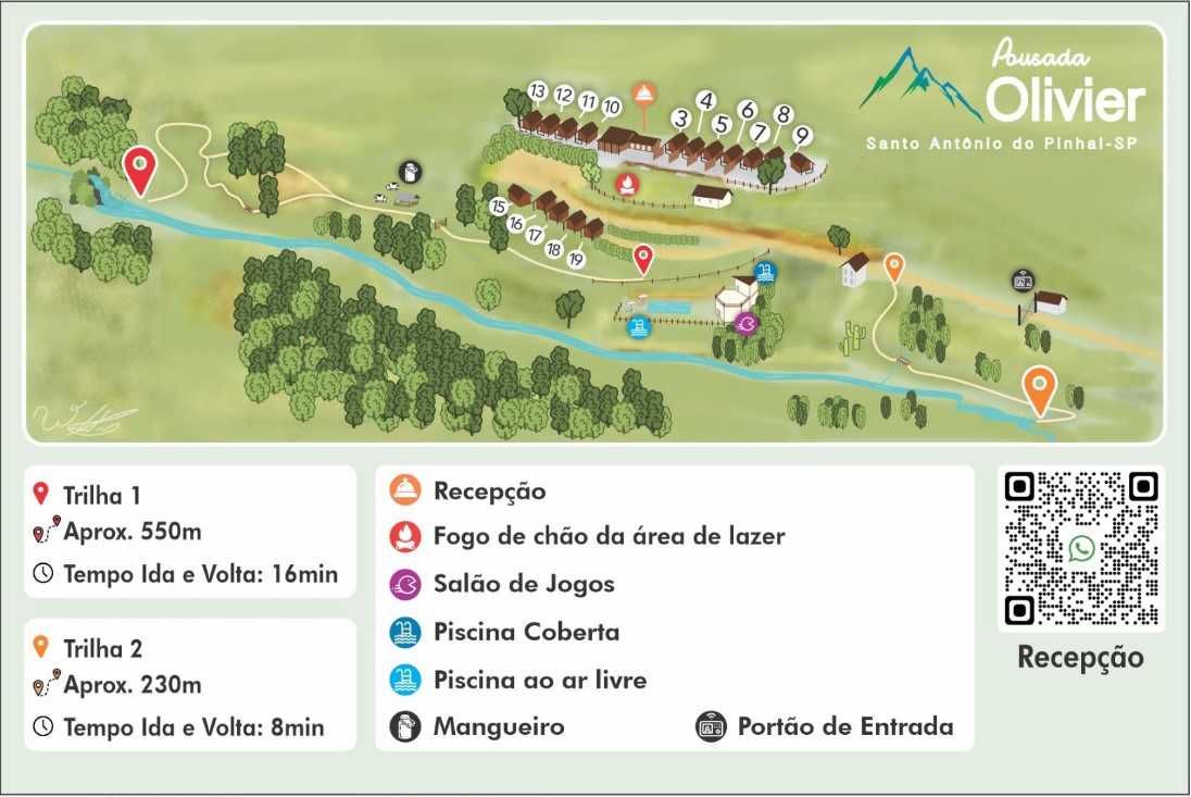 Pousada Olivier da Montanha Mapa da Pousada.jpeg